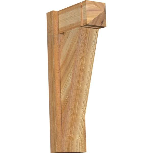 Ekena Millwork Traditional Arts & Crafts Rough Sawn Outlooker, Western Red Cedar, 6"W x 12"D x 24"H OUT06X12X24TRA03RWR - main